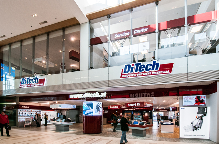 DiTech Flagshipstore SCS - branddesigners