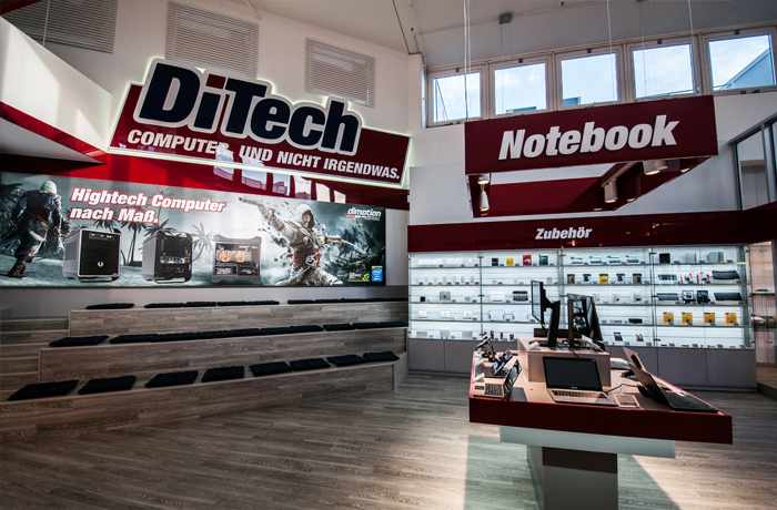 DiTech Flagshipstore SCS - branddesigners